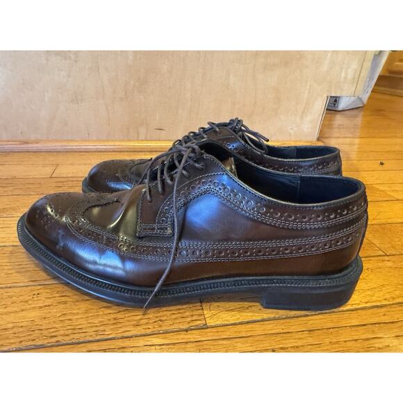 Paul Stuart Men\'s Maxwell Wingtip Brogue Leather Derby Shoes 8.5 (700THRIFTY main image 5